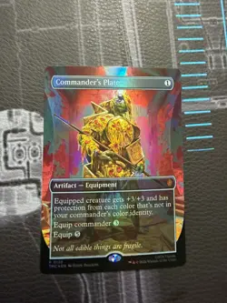 Commander's Plate Commander: Teenage Mutant Ninja Turtles Borderless Foil Mythic - Image 1