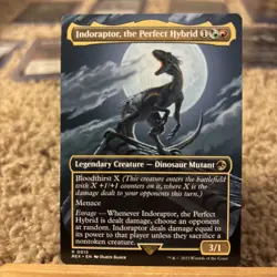 Indoraptor, the Perfect Hybrid (Borderless) Regular R0015 MTG(REX) - Image 1