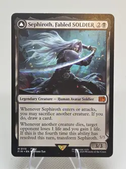 Sephiroth, Fabled Soldier X1 FIN MTG Final Fantasy #115 - Image 1