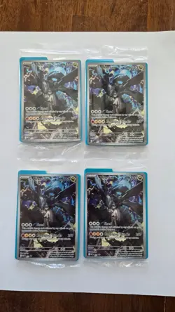 Pokemon Ascended Heroes Card Lot Of 4 N’s Zekrom 031 Black Star Promo New Sealed - Image 1