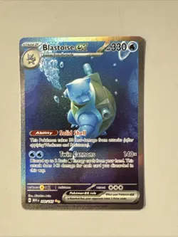 Pokemon 151 Blastoise EX Special Illustration Rare 200/165 - Image 1
