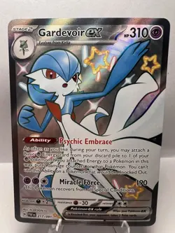 Gardevoir ex 217/091 Ultra Rare Pokemon 2023 Paldean Fates NM - Image 1