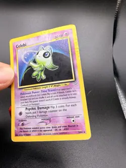 Pokemon TCG - Celebi - Holo - Neo Revelation 3/64 Damaged - Image 2