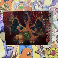 Pokemon Charizard Vintage Pocket Monsters Vending HOLO Prism Sticker 98 Nintendo - Image 3