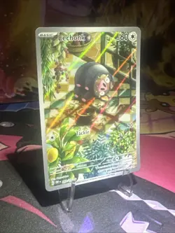 Lechonk Pokemon 2023 Obsidian Flames 209/197 Illustration Rare Holo - NM/M - Image 3
