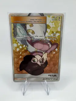 Wicke 147/147 SM Burning Shadows 2017 Full Art Holo Pokemon Card TCG MP - Image 4