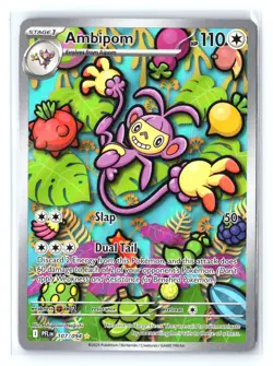 POKEMON AMBIPOM 107 PHANTASMAL FLAMES NM/M - Image 1