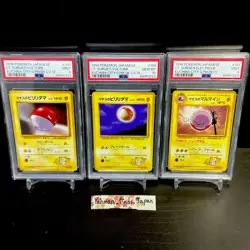 PSA 9 10 9 Pokemon Lt Surge's Voltorb Electrode KUCHIBA CITY GYM Japanese set - Image 1