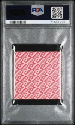 Pokemon Sealdass 1998 AMADA Charizard D42 GOLD Super DX Stickers Japanese PSA8 - Image 2