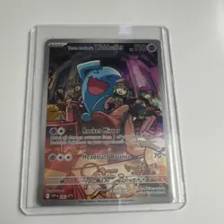Pokemon Team Rocket's Wobbuffet 203 Sv: Scarlet & Violet Promo Full Art Holo - Image 1
