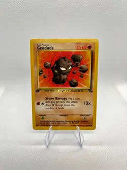 Pokemon Fossil Geodude 47/62 1st Edition - Image 1