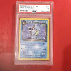 Pokemon Team Rocket Dark Blastoise 20/82 Rare Regular PSA 7 2000 - Image 1