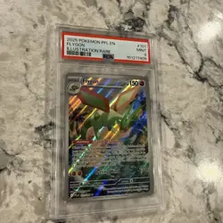 2025 POKEMON PFL EN-PHANTASMAL FLAMES ILLUSTRATION RARE #101 FLYGON PSA 9 - Image 3