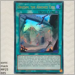 Obsidim, the Ashened City - MP25-EN176 - Ultra Rare 1st Edition Yugioh - Image 1