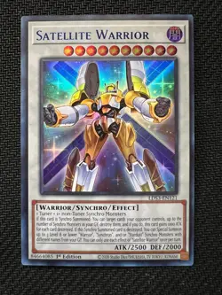 x3 Satellite Warrior (Blue) LDS3-EN121 Ultra Rare YuGiOh - Image 1