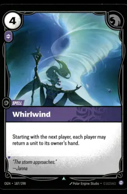 Whirlwind 187/298 LP-NM Riftbound Origins - Image 1