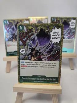 #OP12-037 Demon Aura Nine Sword Style Asura Blades Drawn Dead Man's Game NM x4 - Image 2