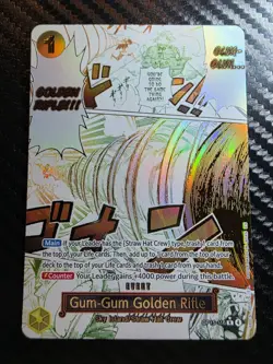 Gum-Gum Golden Rifle (Alternate Art) OP15-116 Adventure on Kami's Island Foil - Image 2