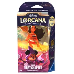 Disney Lorcana: The First Chapter Amber & Amethyst Starter Deck (damaged box) - Image 1