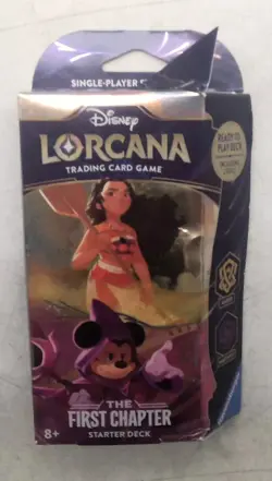 Disney Lorcana: The First Chapter Amber & Amethyst Starter Deck (damaged box) - Image 2