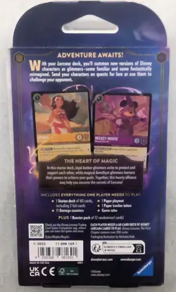 Disney Lorcana: The First Chapter Amber & Amethyst Starter Deck (damaged box) - Image 3