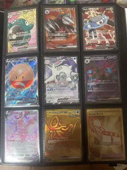 Pokemon Card Collection Binder 153 Cards SIR/SAR, IR/AR, EX/Vmax, Rainbow, Hold! - Image 3
