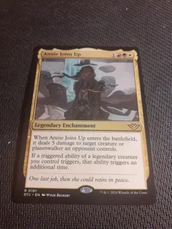 1x ANNIE JOINS UP - Outlaws of Thunder Junction - MTG - Magic the Gathering - Image 1