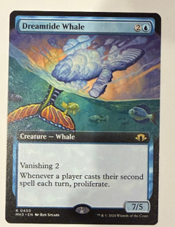 Dreamtide Whale (Extended Art) Modern Horizons 3 (450) NM Non-Foil MTG - Image 1