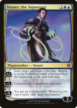 Venser, the Sojourner [Duel Decks: Venser vs. Koth] Moderately Played Foil - Image 1