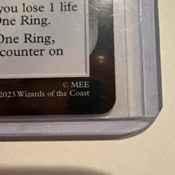The One Ring - MTG The Lord of the Rings: Tales of Middle-Earth LTR - Regular - Image 3
