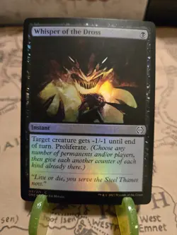 MTG Whisper of the Dross Phyrexia: All Will Be One Foil Common NM - Image 1