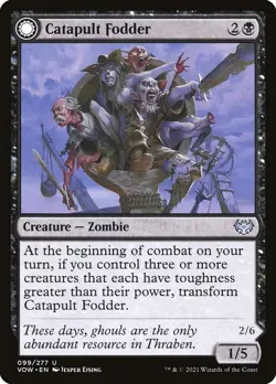 Catapult Fodder 99 U Innistrad: Crimson Vow MTG Foil - Image 1