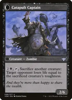 Catapult Fodder 99 U Innistrad: Crimson Vow MTG Foil - Image 2