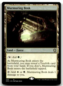MTG Commander: Dominaria United #220 Murmuring Bosk NM - Image 1