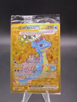 Pokemon TCG SEALED Lapras ex #164 Promo - Scarlet & Violet - Image 1