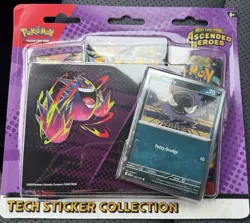 6 Box Ascended Heroes Tech Sticker Collection 3-Pack Blisters Pokemon Sealed - Image 1