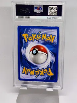 DARK GYARADOS PRERELEASE - POKEMON 8/82 TEAM ROCKET PSA8 NM/M PRERELEASE STAMP - Image 3