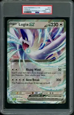 PSA 10 Lugia EX 017/034 Promo Holo Rare Jumbo Oversized Pokemon Card - Image 1