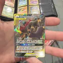 Pokemon Umbreon & Darkrai GX Sm-Unified Minds Holo Ultra Rare 125/236 270 HP - Image 1
