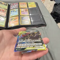 Pokemon Umbreon & Darkrai GX Sm-Unified Minds Holo Ultra Rare 125/236 270 HP - Image 5