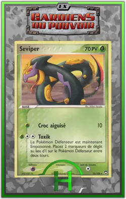 Seviper - EX:Gardiens du Pouvoir - 23/108 - Carte Pokemon Francaise - Image 1
