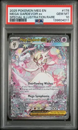 Pokemon Mega Gardevoir Ex 178/132 Mega Evolution PSA 10 - Image 1