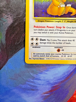1999 Pokemon Dragonite 4/62 Fossil Holo Rare Unlimited LP WOTC Vintage Clean - Image 5