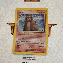 Pokemon Entei 06/64 Neo Revelation Holo Rare Unlimited 80 HP English - Image 1
