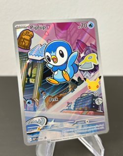 2026 Pokemon Piplup First Partner 30th Anniversary Black Star Promo 042 NM - Image 2
