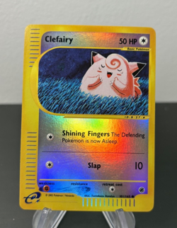 Pokemon 2002 Clefairy Expedition Base Set Reverse Holo 101/165 Lightly Played - Image 1