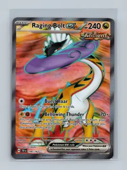 Pokemon Temporal Forces: Raging Bolt ex 196/162 Ultra Rare - Image 1
