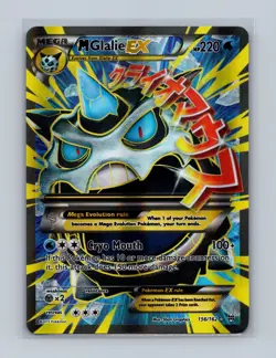 M Glalie EX 156/162 Rare Ultra BREAKthrough Pokemon Lightly Played - Image 1