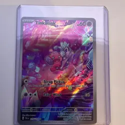 Pokemon Tinkatink 216/193 Sv02: Paldea Evolved Illustration Rare Holo 60HP - Image 1