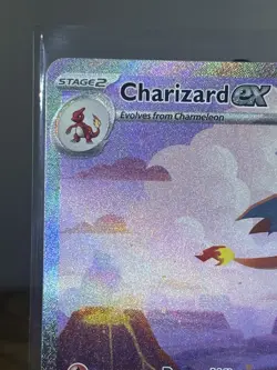 Pokemon TCG Scarlet & Violet Charizard EX 199/165 Special Illustration Rare Mint - Image 2